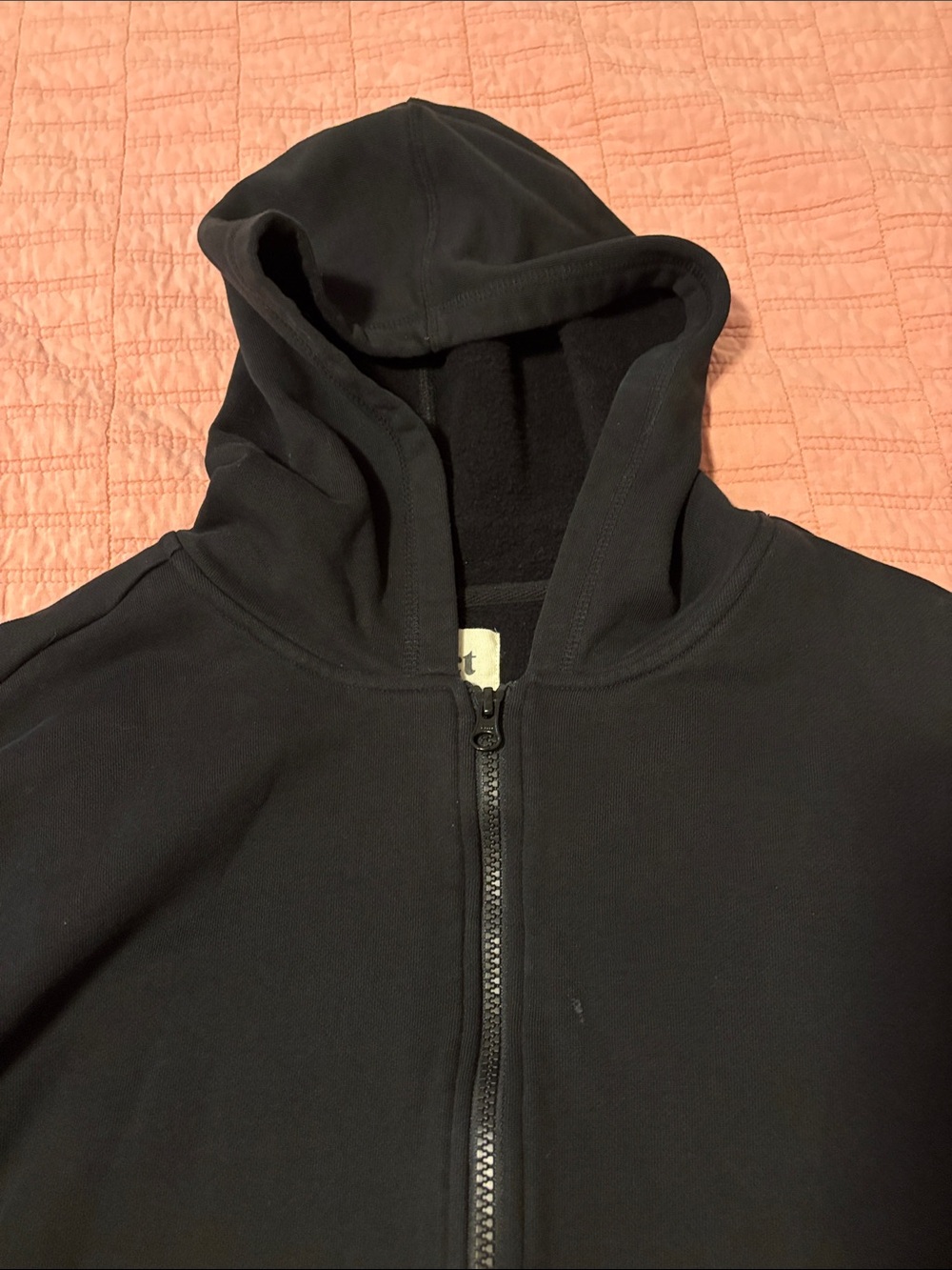 Pact Black Hooded Zip Jacket